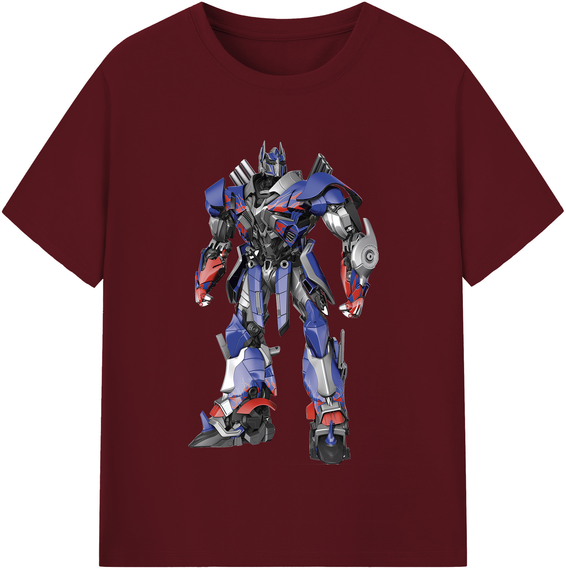 （画像用） Transformers トランスフォーマー 綿100％半袖Tシャツ（フロントプリント）